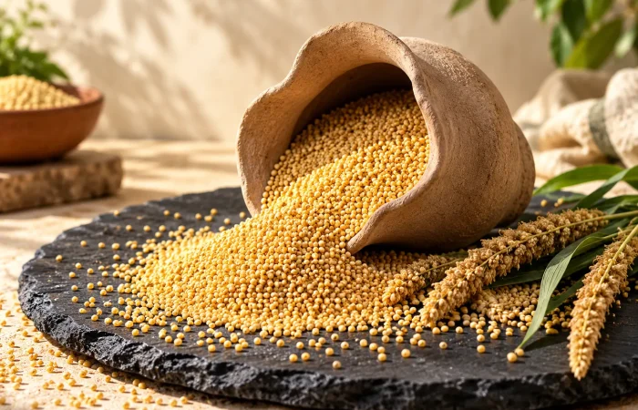 Rustic Foxtail Millet Harvest